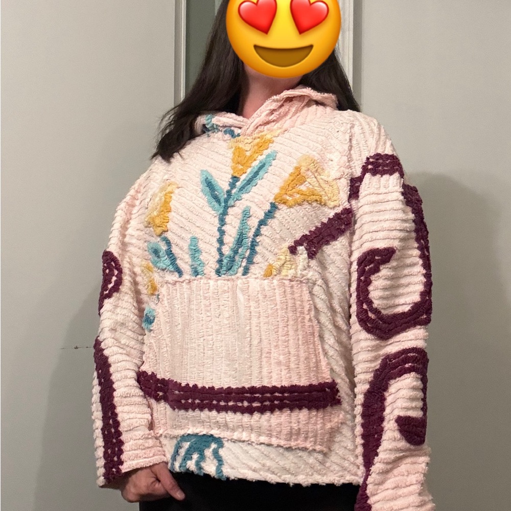 Colorful Textured Hoodie